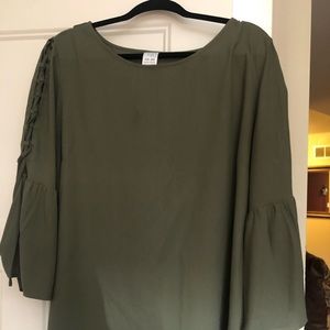 Olive Green Plus Size shirt.